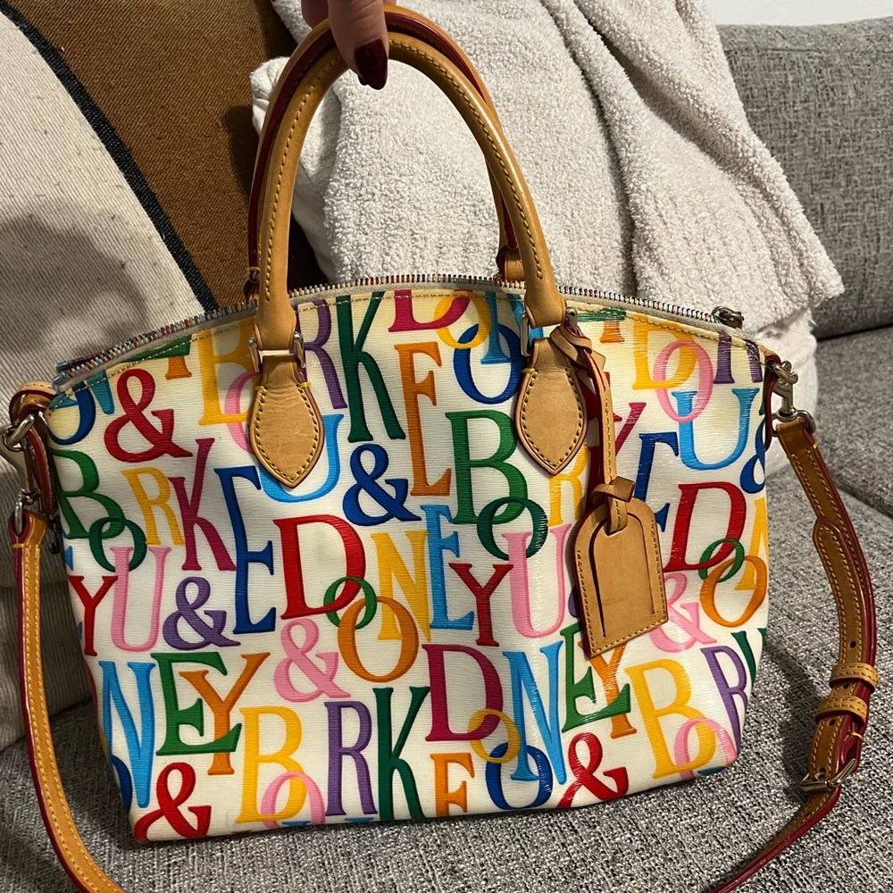Dooney & Bourke Tan Leather Satchel
